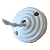 Vintage wicker flower pendant