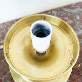 Old globe table lamp in Clichy glass