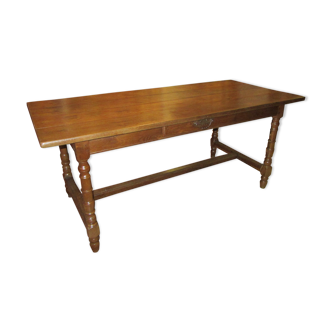 The XIX th oak farm table