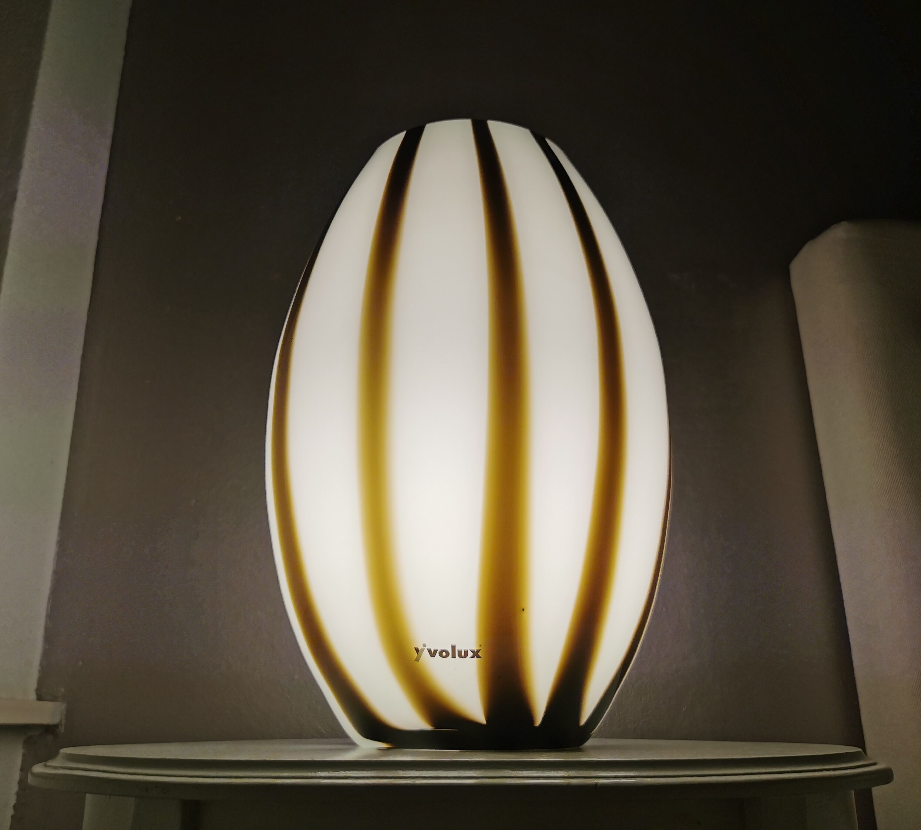 Vintage glass italian table 1980