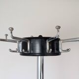 Chrome parrot coat rack