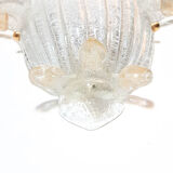 Applique Murano feuilles fleur