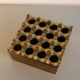 Vintage solid brass ashtray by Holger BACKSTROM and Bo LJUNGBEG