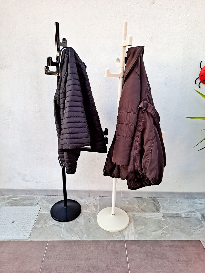 His & Hers Modern Italian Towel/Bathrobe Stand by Makio Hasuike for Gedy, Italy, 1960s