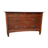 Marble top chest of drawers