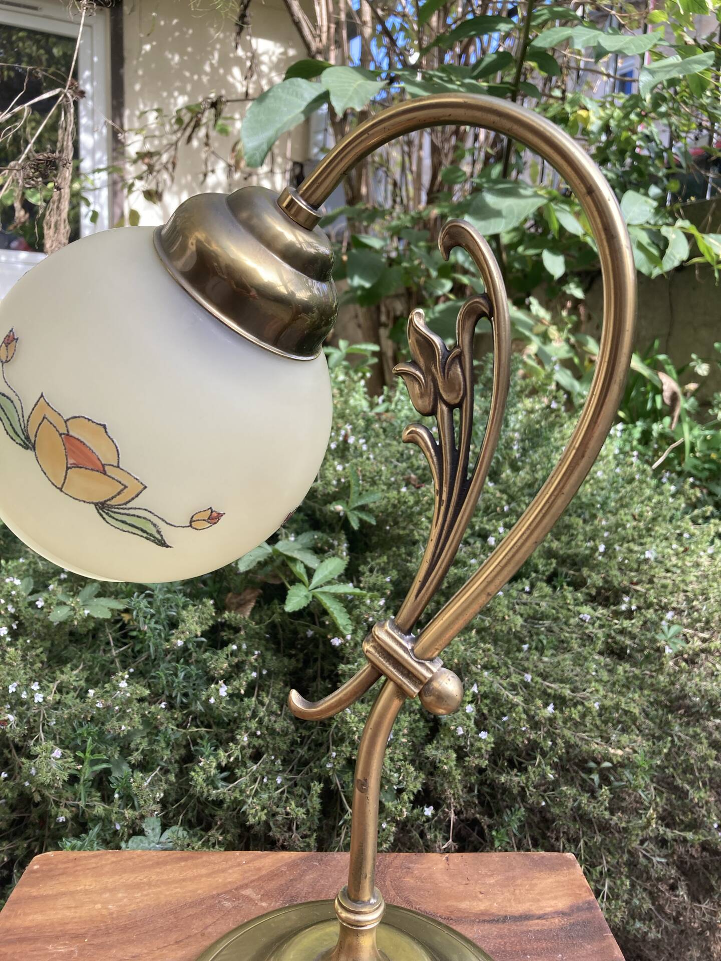 Art Deco revival table lamp