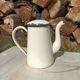 Small retro enamelled metal coffee pot 💐