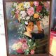 Portrait vendeuse de fleurs