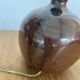 Stoneware lamp base signed Baudat