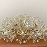 Austrian Flower Ceiling Lamp by Emil Stejnar for Rupert Nikoll, Vienna, Austria, 1950s