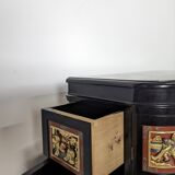 Lacquered Chinese bar cabinet