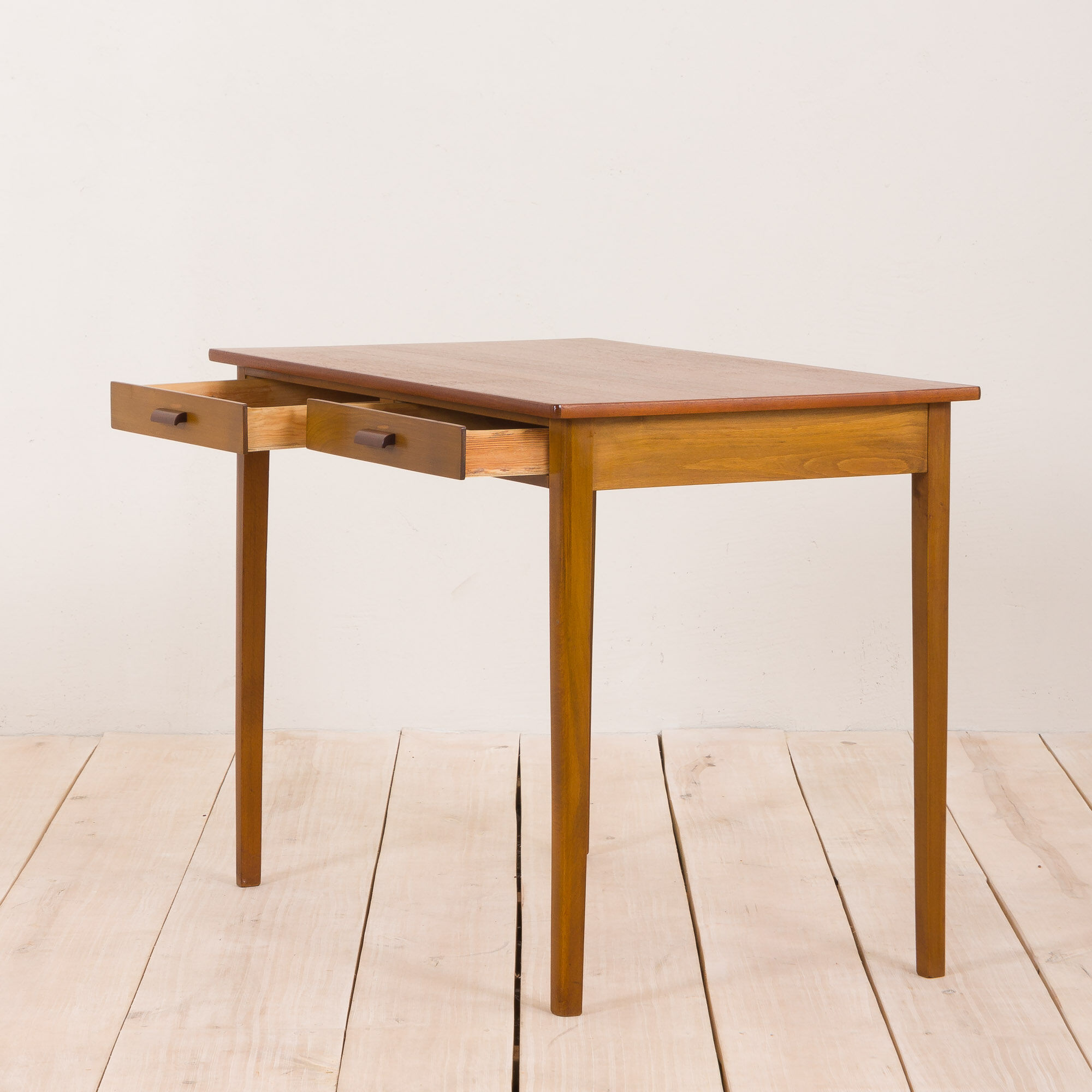 Danish "lady" desk in teak and beech, 60