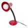 Red vintage lamp, 30.5 cm high