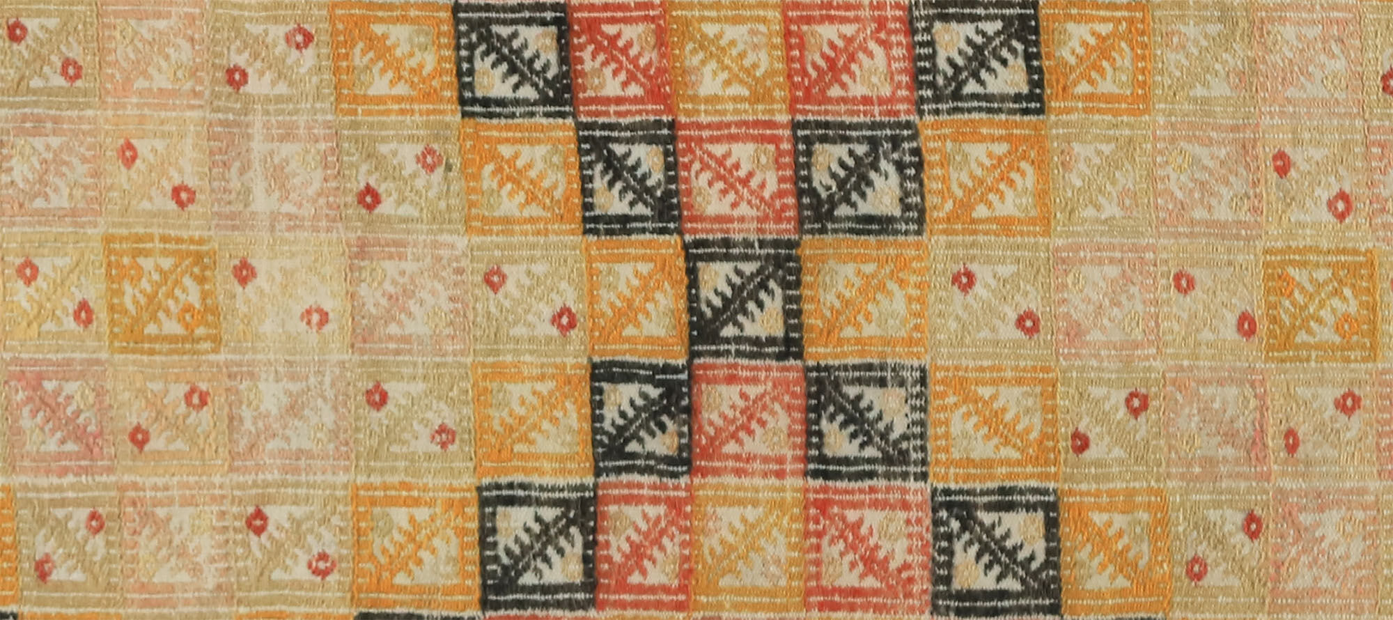 Anatolian handmade kilim rug 234 cm x 94 cm