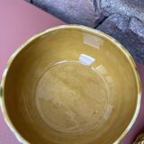 Sarreguemines barbotine service 6 plates and salad bowl