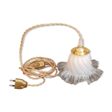 White hand tulip lamp