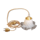 Lampe tulipe baladeuse blanche
