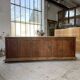 XXL solid oak counter sideboard