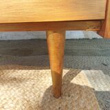 vintage commode, tapered legs