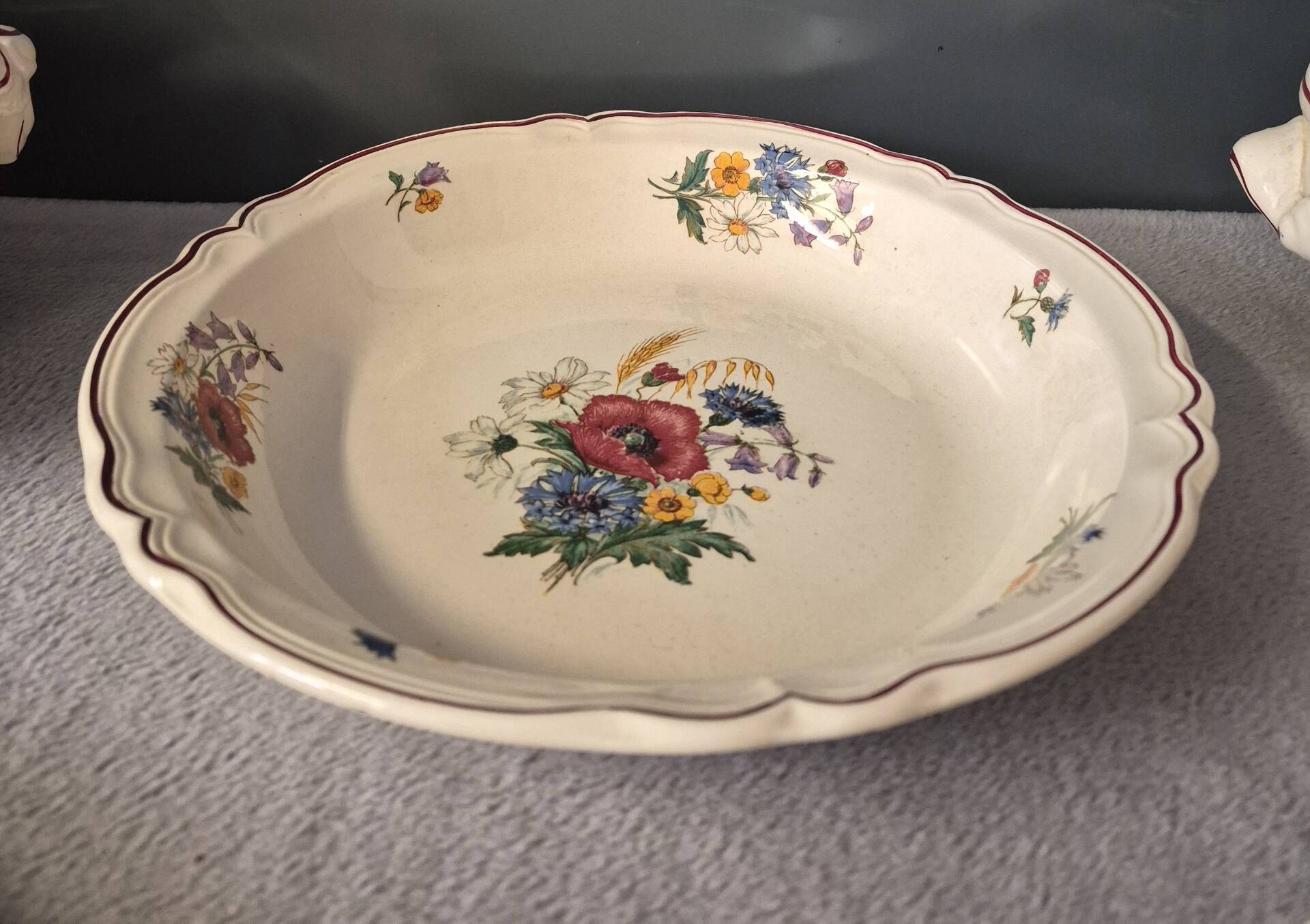 Sarreguemines France Agreste dinnerware service