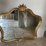 Gilded baroque Louis XV style mirror