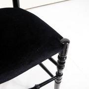 Decorative 'Chiavari' chair designed by Gaetano Descalzi
