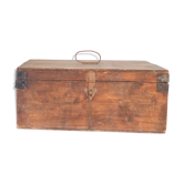Wooden pre-war box with metal handle