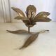 Brass flower ashtray