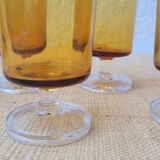 6 70's stemware