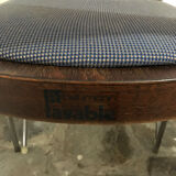 Series of 4 baumann barrel chairs