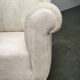 Italian Lounge Armchair in Beech Wood, Newly Upholstered, 1950s