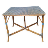 "1900" table in bamboo and wicker
