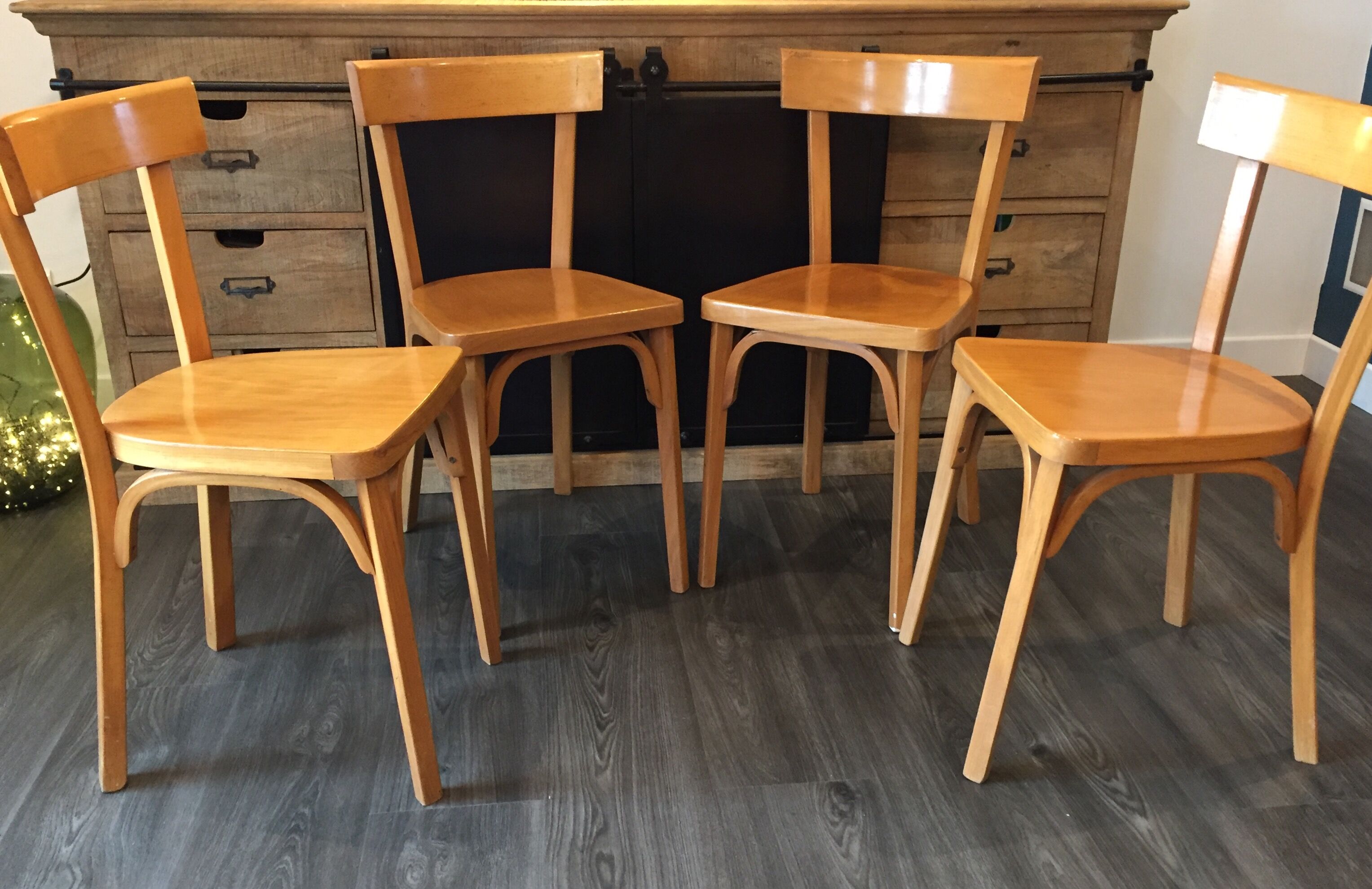 Set of 4 chairs bistro baumann