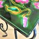 Vallauris wrought iron side table