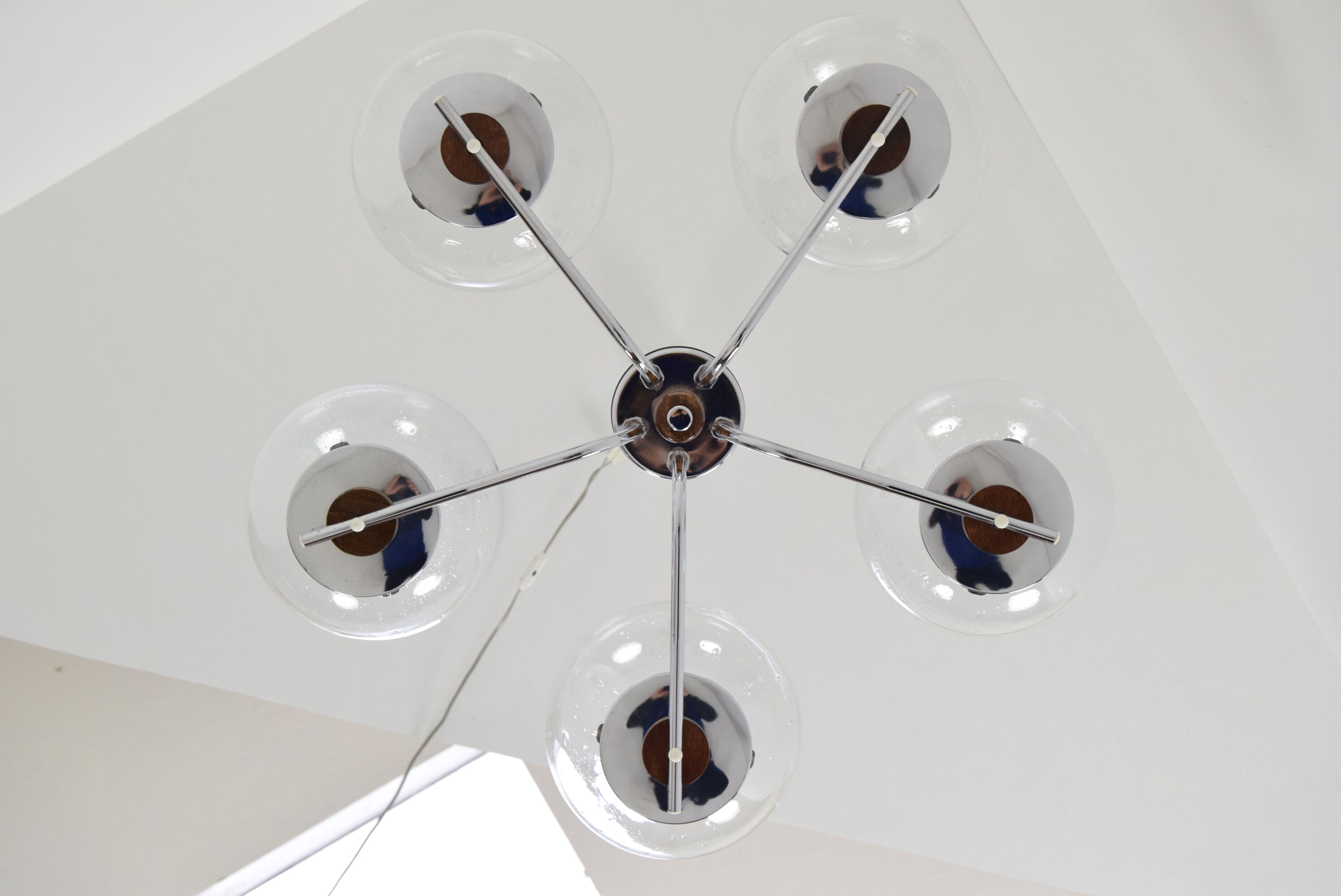 Mid-century Chandelier,Czechoslovakia,1960's.