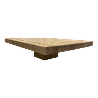 Solid oak coffee table - unique piece