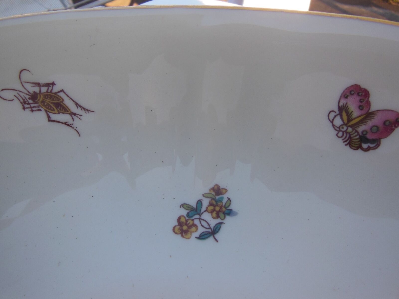 Saladier en porcelaine estampillé bernardaud - limoges
