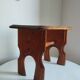 Old wooden stool / step stool Le Printemps