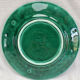 3 dessert plates XIX Sarreguemines Majolica shaded enamel Rubelles