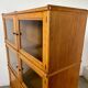 Old MD storage furniture bookcase design Martin Dupuis light oak 1950s vintage