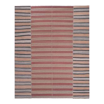 Tapis vintage turc de oushak tissé à la main 257x320 cm