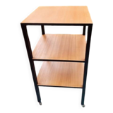 Serving table on wheels