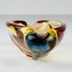 Bohemian Romana Ashtray by Hana Machovska for Mstisov Glassworks, 1960s