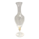 Transparent and Murano Glass Pitcher Vase by La Murrina with Gold Leaf, Ita