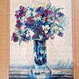 François Charles Schenckbecher (1887-1946) - Watercolor on paper - Flowers
