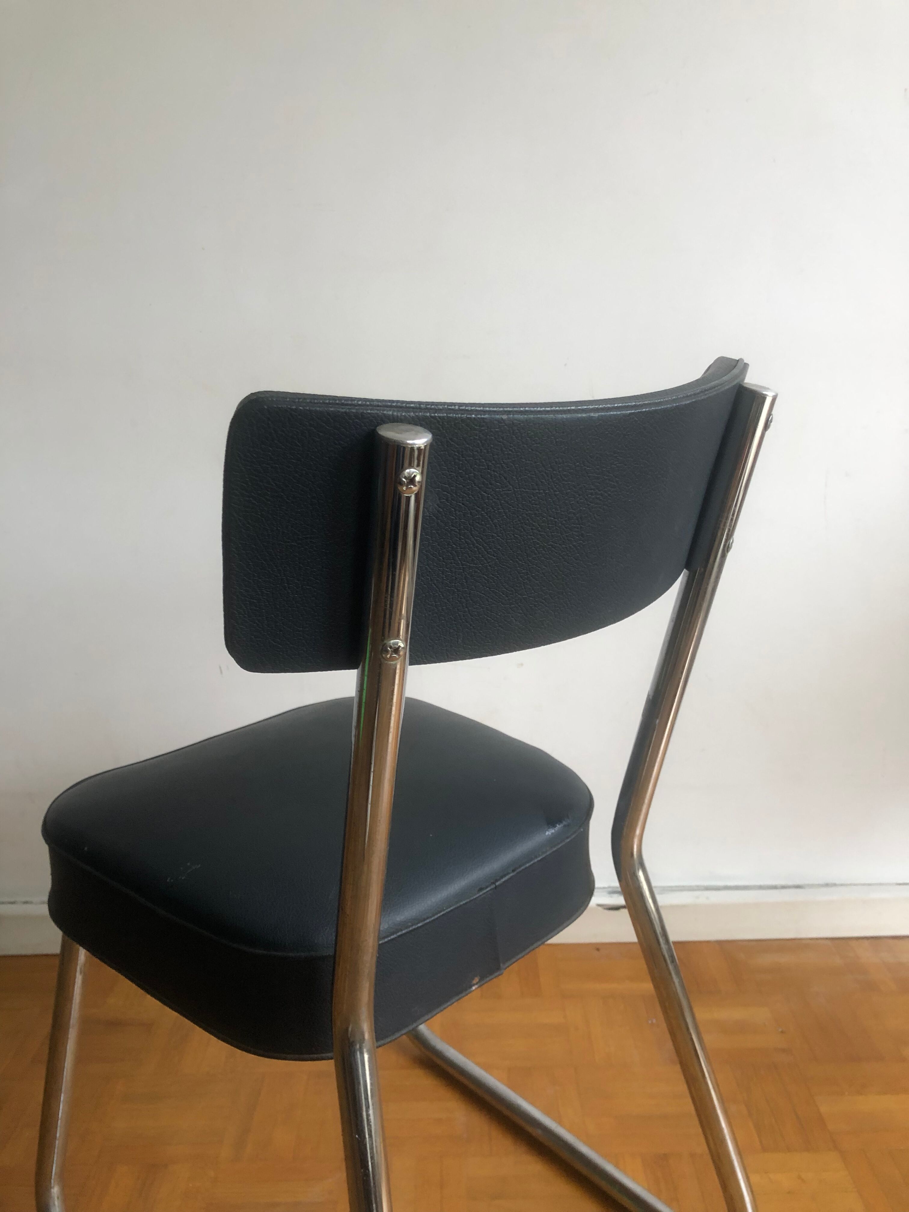 Industrial office chair barrel 1960