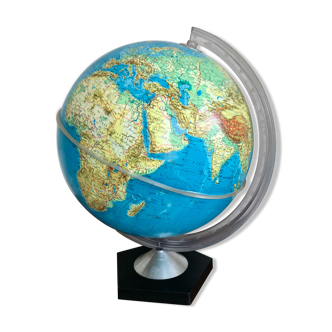 Globe terrestre lumineux vintage