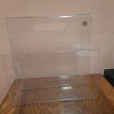 Vintage plexiglas magazine holder