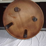 Coffee table round tile herbarium 1960