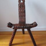 Brutalist tripod chair